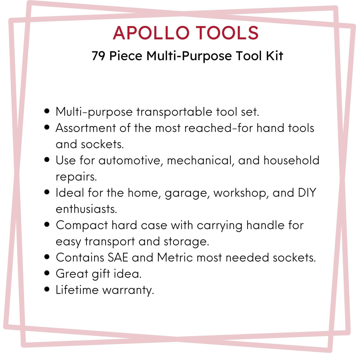 79 Piece Multi-Purpose Tool Kit - DT9411, photo 7 of 13