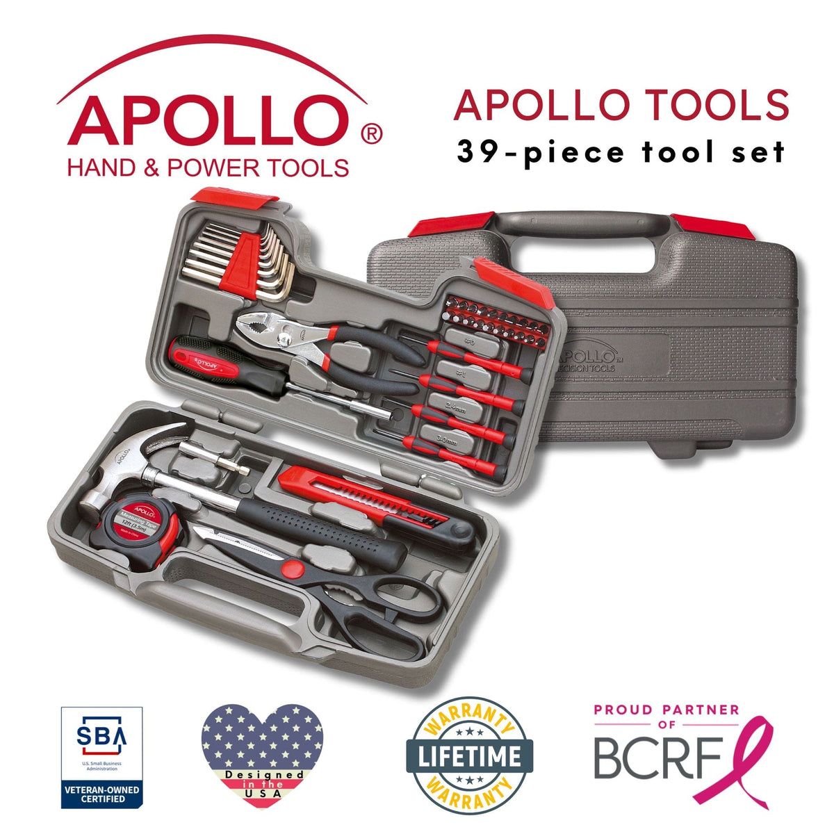 39 Piece General Tool Set - DT9706, photo 5 of 15