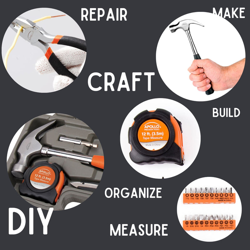 39 Piece General Tool Kit - DT9706OR, detail