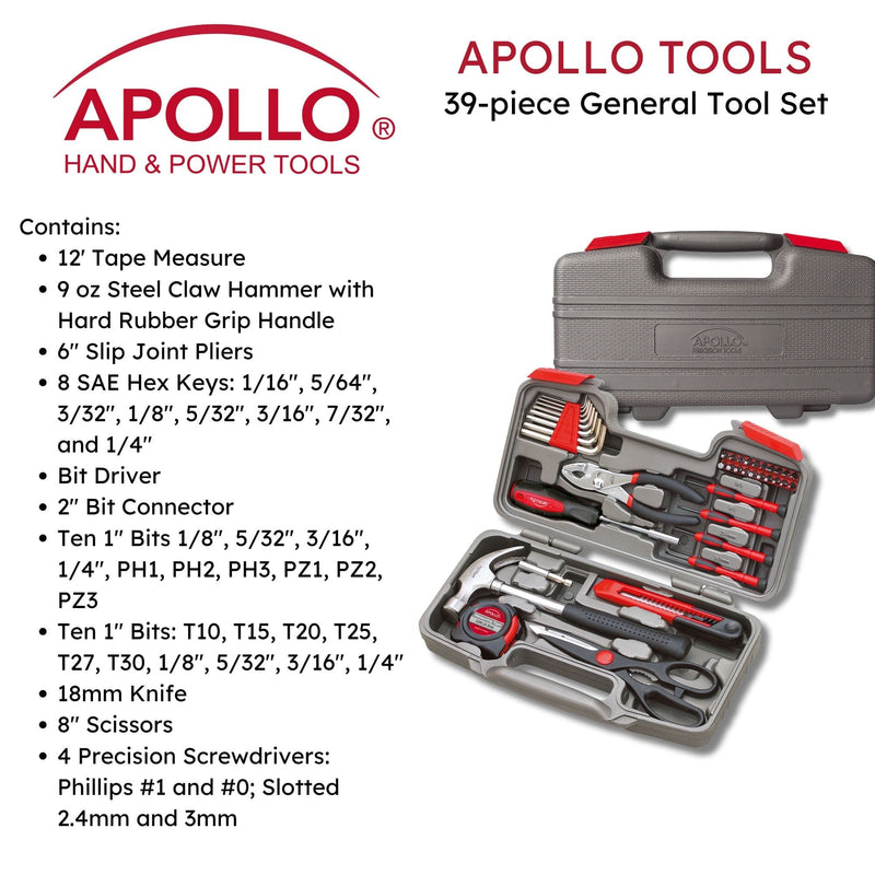 39 Piece General Tool Set - DT9706, photo 6 of 15