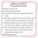 39 Piece General Tool Set - DT9706