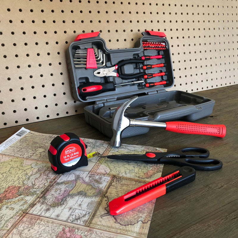 39 Piece General Tool Set - DT9706, installed in a room