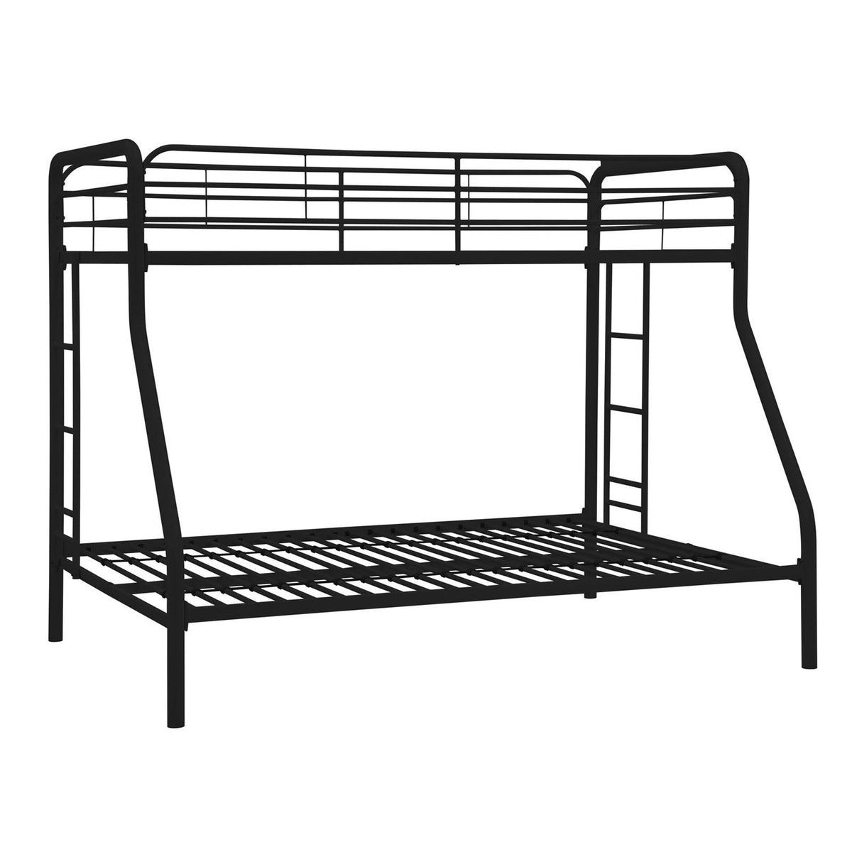 Twin over Full size Bunk Bed in Sturdy Black Metal, photo 3 of 3