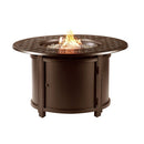 Aluminum 44-in Round Propane Fire Table with Beads, Covers and Lid