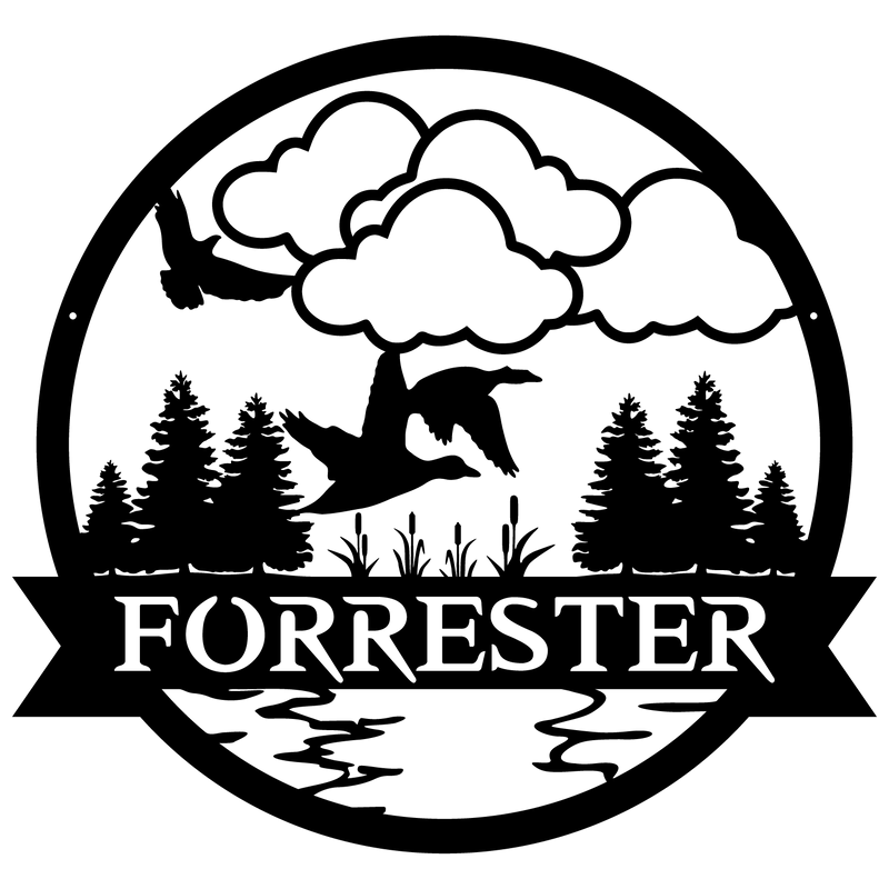 Duck Outdoor Monogram