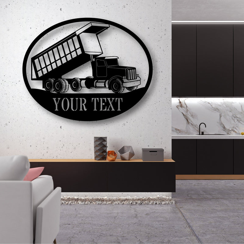 Dump Truck Monogram
