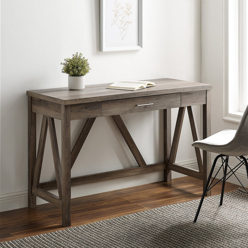 A-Frame Rustic Desk Console Table