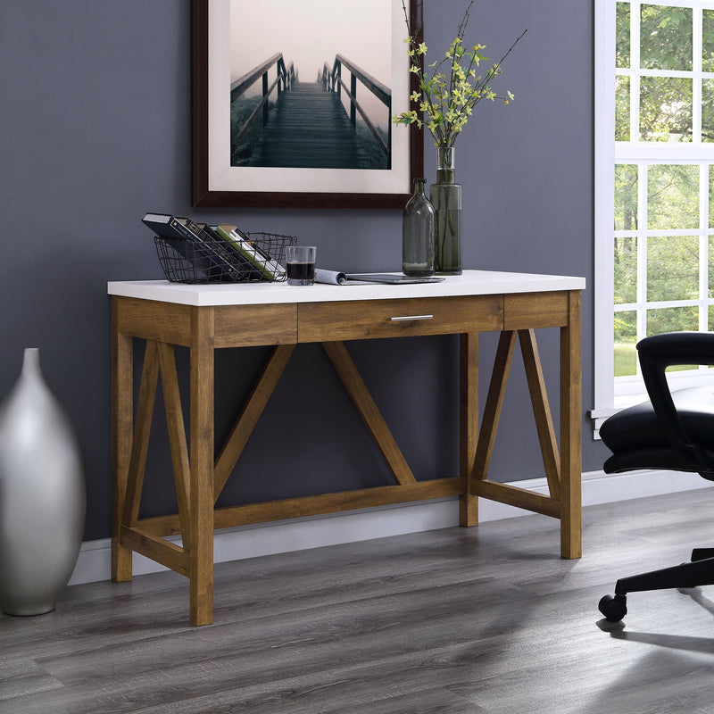 A-Frame Rustic Desk Console Table