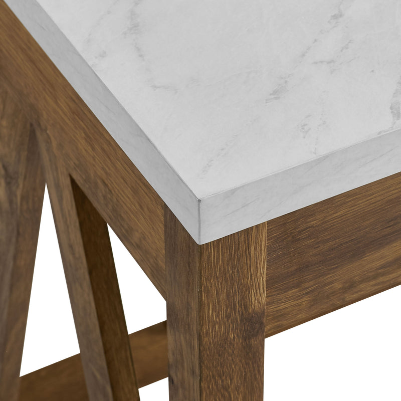 A-Frame Rustic Desk Console Table