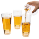 Shot in the Pint Glass, Take A Shot Funny Beer Glass/Mug 4-Set 7"H