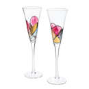 The Wine Savant Artisanal Hand Painted Renaissance Romantic Stained Glass Windows, Stemmed Hand Painted Glassware Gift Idea for Her/Him, Birthday, Housewarming, Gifts (6 OZ)