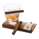 Cigar Glass Coaster With A Whiskey Cigar Glasses Slot To Hold Cigar Whiskey Glass Gi by The Wine Savant