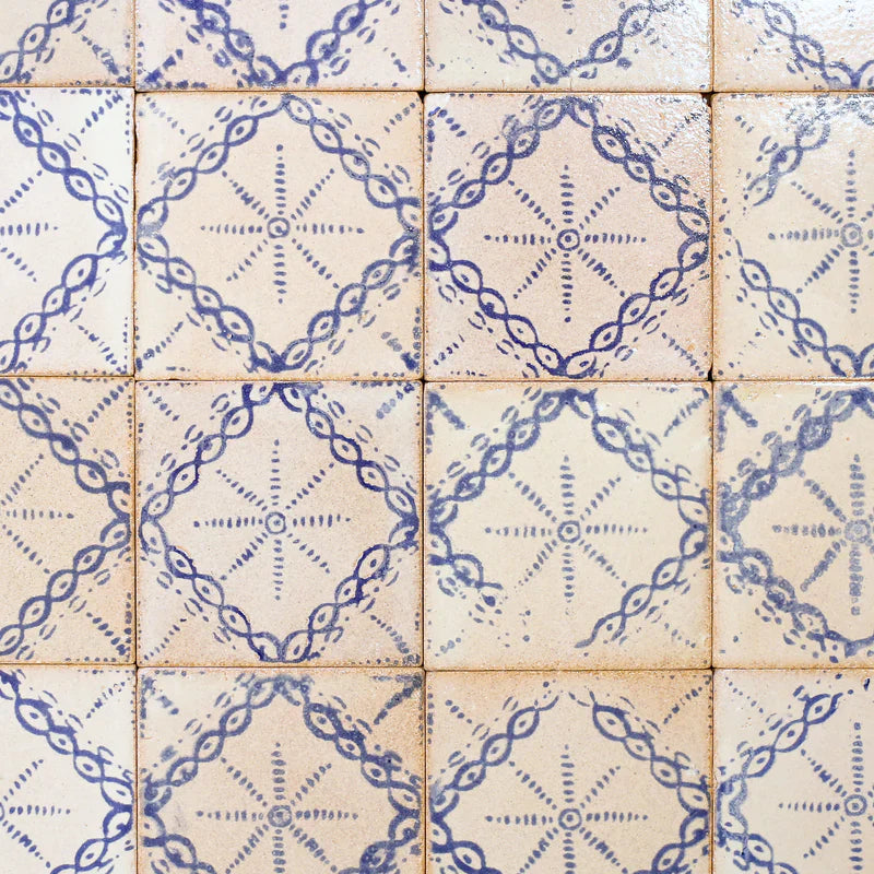 Rayo Azul 4"x4" by Tilesofezra