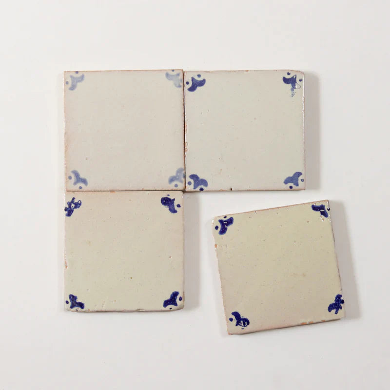 Dali Azul 4"x4" by Tilesofezra