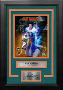 Dan Marino Miami Dolphins 8x10 Framed Hall of Fame Collage Football Photo with Engraved Autograph by Dynasty Sports & Framing