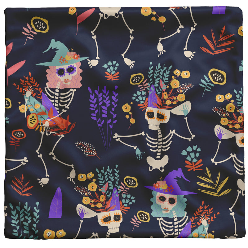 "Dance of the Dead" Throw Pillow