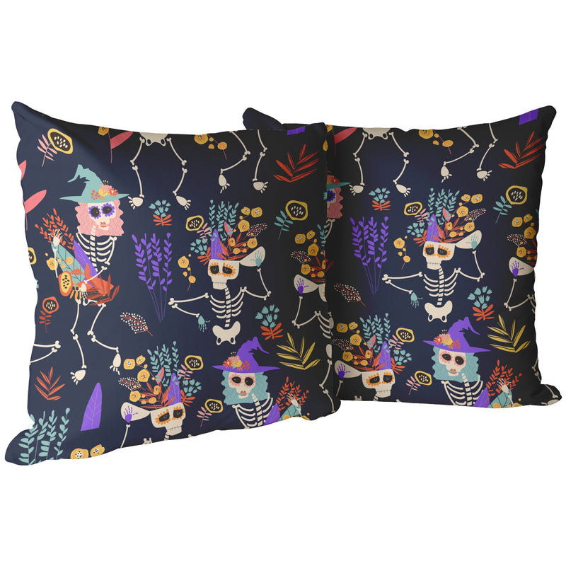 "Dance of the Dead" Throw Pillow