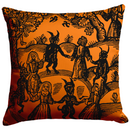 "Dance with the Devil" Throw Pillow