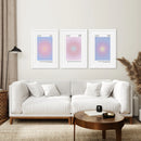 Positive Affirmation Aura Set Of 3 Prints by Wall Art Set