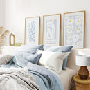 Danish Henri Matisse Inspired Set of 3 Prints. Pastel Tones by Wall Art Set