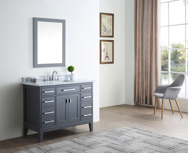 Danny 42" Bathroom Vanity Maple Grey