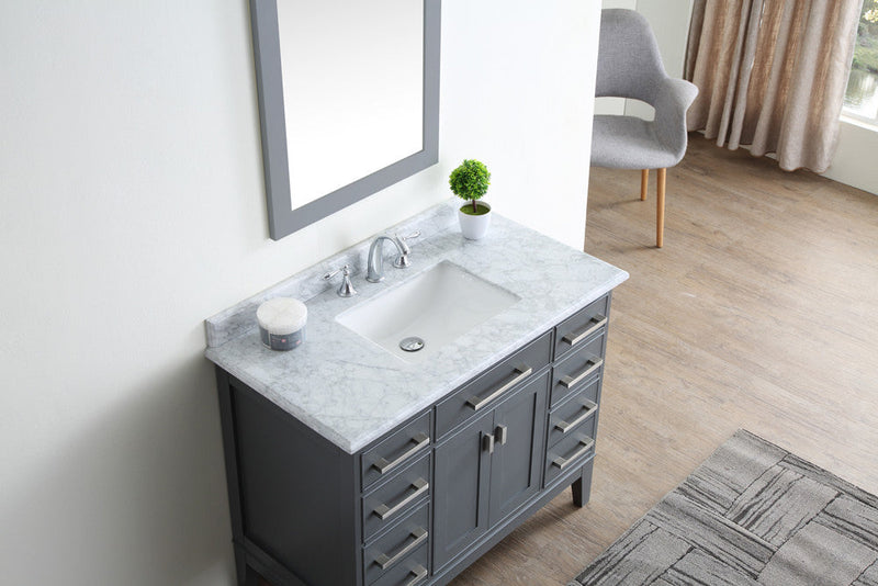 Danny 42" Bathroom Vanity Maple Grey