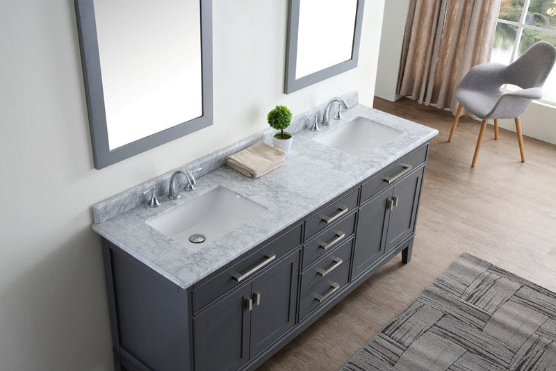 Danny 72" Bathroom Vanity Maple Grey