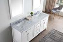 Danny 72" Bathroom Vanity White