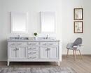 Danny 72" Bathroom Vanity White