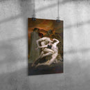 "Dante and Virgil in Hell" by William-Adolphe Bouguereau Matte Poster