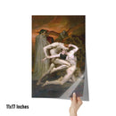 "Dante and Virgil in Hell" by William-Adolphe Bouguereau Matte Poster