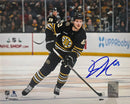 Danton Heinen in Action Boston Bruins Autographed 8" x 10" Hockey Photo by Dynasty Sports & Framing