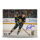 Danton Heinen in Action Boston Bruins Autographed 8" x 10" Hockey Photo by Dynasty Sports & Framing