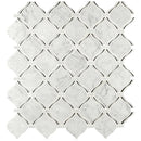 MSI Danza Arabesque Polished Marble Mosaic Wall and Floor Tile 10.19"x10.94"