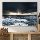 Dark Clouds Stormy Sea Wall Art Canvas Print – Framed Large by MyGreatCanvas | Canvas Wall Art Prints | Photo Prints & Wall Decor