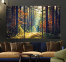 Dark Forest Wall Art Canvas Print