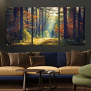 Dark Forest Wall Art Canvas Print