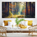 Dark Forest Wall Art Canvas Print