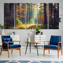 Dark Forest Wall Art Canvas Print