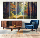 Dark Forest Wall Art Canvas Print