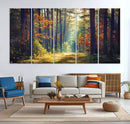 Dark Forest Wall Art Canvas Print