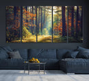Dark Forest Wall Art Canvas Print