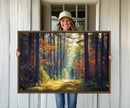 Dark Forest Wall Art Canvas Print