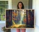 Dark Forest Wall Art Canvas Print