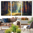 Dark Forest Wall Art Canvas Print