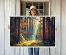 Dark Forest Wall Art Canvas Print