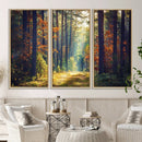 Dark Forest Wall Art Canvas Print