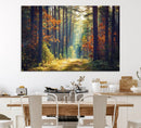 Dark Forest Wall Art Canvas Print