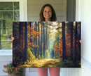 Dark Forest Wall Art Canvas Print