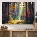 Dark Forest Wall Art Canvas Print